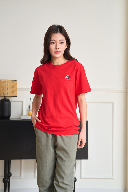 【3件79.9 彰显个性印花】JEEPSPIRIT吉普240g纯棉情侣圆领T恤（11款可选，加购3件自动满减） 商品图2