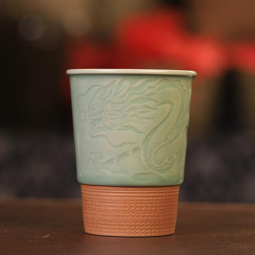 华凌潇龙纹可乐杯 商品图0