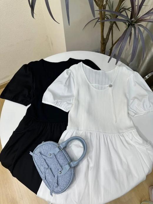 34GAR071994#拼毛织连衣裙 商品图0