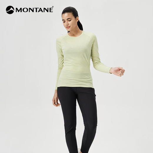 MONTANE 盟泰恩METIS女款美利奴细羊毛T恤户外运动吸湿排汗透气亲肤 商品图2