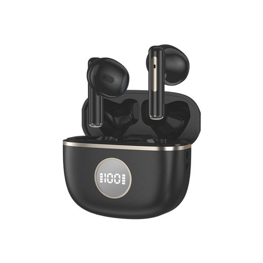 声顿S15晶石真无线数显蓝牙耳机黑肤两色 商品图1