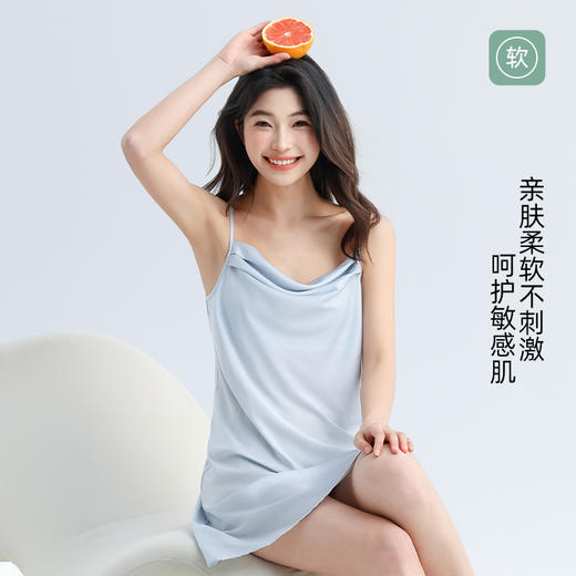 美季美优女士丝质吊带裙 商品图1