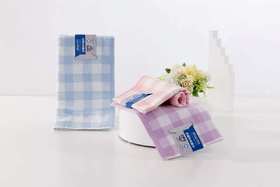 自营（云鑫）-洁玉抗菌色织纱布浴巾 3A级别抗菌