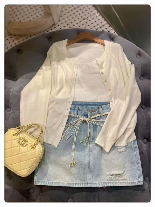 【门店同款】ENJOY春季温柔百搭针织开衫 160995334 商品图3