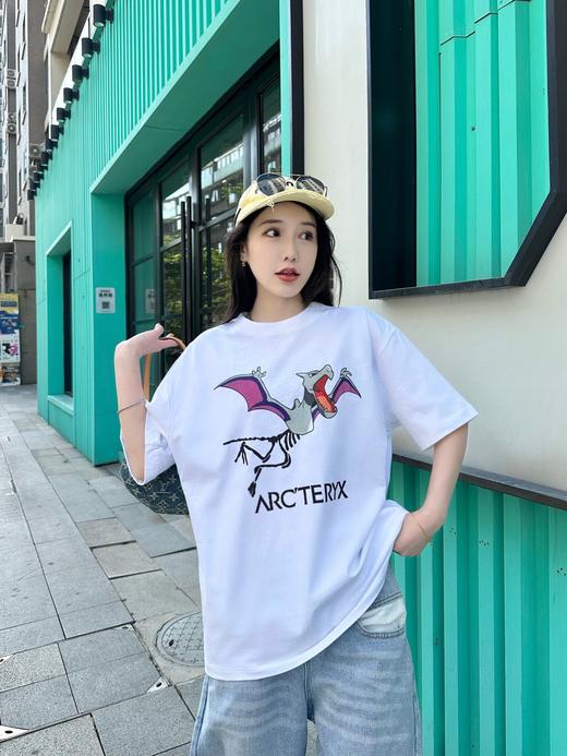 茑家限定小恐龙印花短袖T恤 商品图3