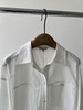 25春款原单衬衫，面料质感超级好，棉质，微皱，高级感满满，简单的大气的微阔版型，既可以单穿，又可以做外搭穿，怎么搭都不会出错！帅气有范！ 商品缩略图1