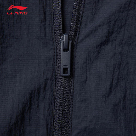 李宁运动潮流系列男子冰感舒适防晒宽松运动风衣AFDV827 商品图4
