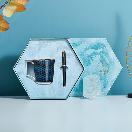 派克新款IM黑森林墨水笔+wedgwood拜占庭马克杯套装+派克IM暮光之城墨水笔+wedgwood红粉年华马克杯套装【鲜知30.0】 商品图2