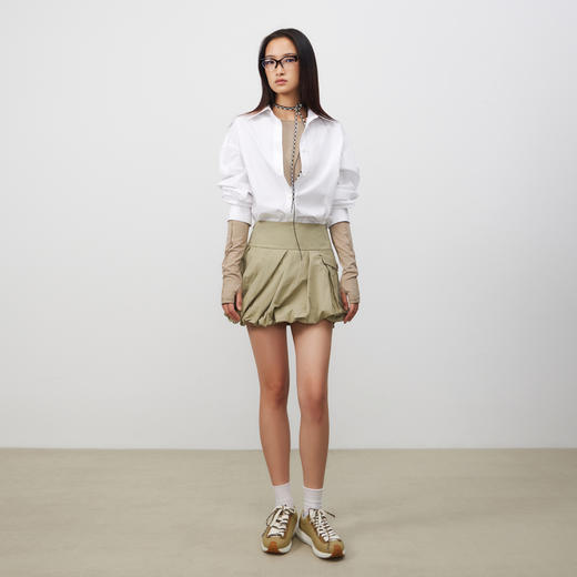 lost in echo2025春夏新款时尚后露背长袖紧身针织连体衣内搭上衣 商品图3