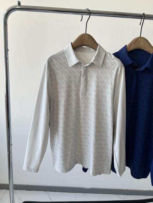 25春款，高尔夫🏌男款POLO衫，纯单货，韩国🇰🇷客供面料，有质感，印花拼接设计，面料有弹力，超舒服，数量不多！ 商品图1