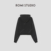 ROMI STUDIO“松弛随性”高支棉软糯加绒短款连帽卫衣 RW24WSG0988 商品缩略图2