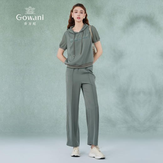 乔万尼套装时尚洋气减龄显瘦遮肉两件套EM2G751 商品图1