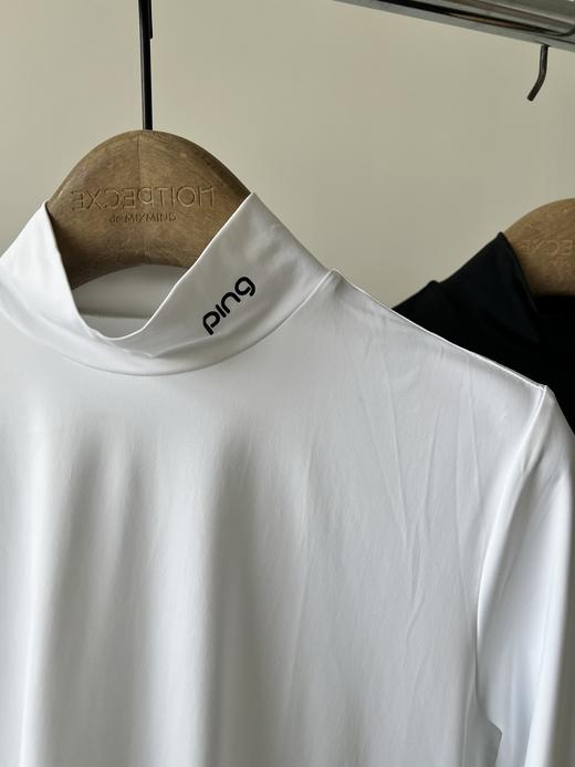 PI NG半高领高尔夫🏌‍♀打底衫，纯原单货，韩国🇰🇷客供面料，四面弹，舒服透气性好，运动健身或者日常穿都超舒服，经典的半高领设计，百搭！ 商品图5