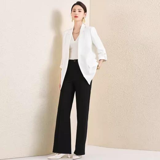 IWY/新款七分袖白色休闲西装外套设计感百搭职业装 ACP0789 商品图1