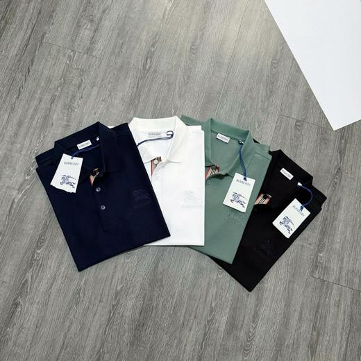 BUR战马刺绣三粒扣珠地Polo衫 纯棉大网孔蜂窝编织珠地 商品图0