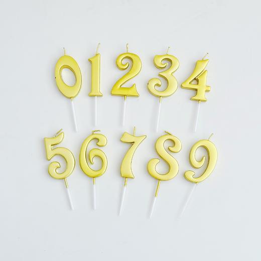 数字蜡烛【只和蛋糕一起配送，单独购买不配送不邮寄】 商品图1