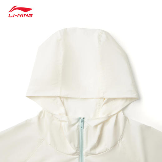 【L断码】李宁运动潮流系列女子冰感舒适防晒宽松运动风衣AFDV994【库存有限，如无货将做退款，介意慎拍！】 商品图2
