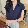 AILISCOCO小飞袖衬衫 | 法式剪刀领 连肩小飞袖 复古俏皮落落大方 舒适透气 商品缩略图6