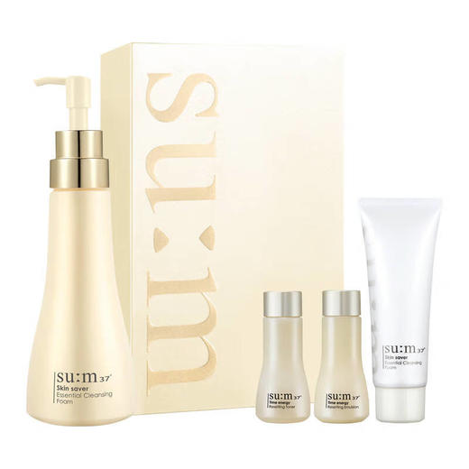 专柜200  苏秘37Su:m37 呼吸洗面奶4件套 330ml  柔和清洁肌肤 商品图3