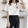 工厂直促价【100%棉】情侣（M红LOVE-侧标）柯式印花短袖T恤-喜出 商品缩略图0