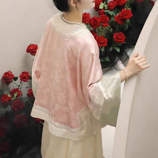 裁缝学苑AS291 古法裁剪连肩袖中式女上衣对襟袍褂纸样倒大袖女装服装打版 商品图4