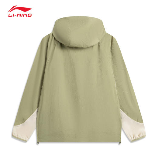 李宁运动潮流系列男子冰感舒适防晒宽松运动风衣AFDV827 商品图8