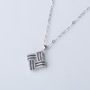 【宏艺珠宝】​几何绮韵·银s925项链 商品缩略图1