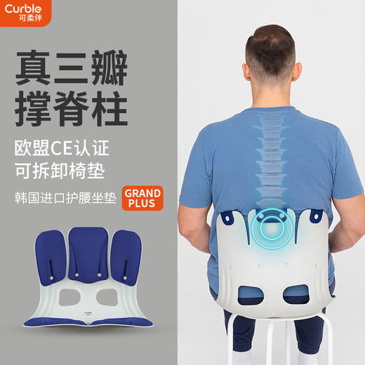 真三瓣 | 韩国原装进口可柔伴Curble GRAND PLUS护腰坐垫办公学习 久坐撑腰不累（2色可选） 商品图1