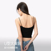 靴下物黑色细肩带美背吊带文胸一体带胸垫女夏季薄款内搭打底背心 商品缩略图2