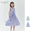 棵初2025夏季新款亲子中大女童纯棉无袖连衣裙木耳边宽松仙女裙 商品缩略图0