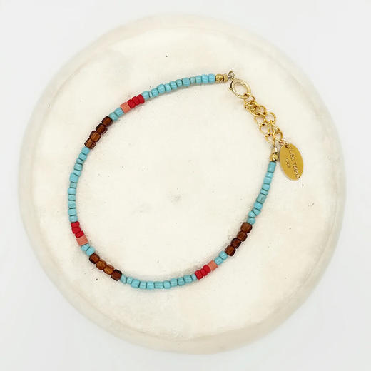 订购8周到｜Elise Tsikis-Caney-绿松石 石榴石 白松石 手链［法国设计师］ 商品图1