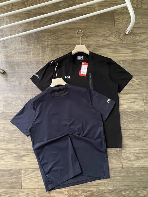 HH海丽汉森冰感速干压胶口袋圆领速男士短袖T恤 商品图2