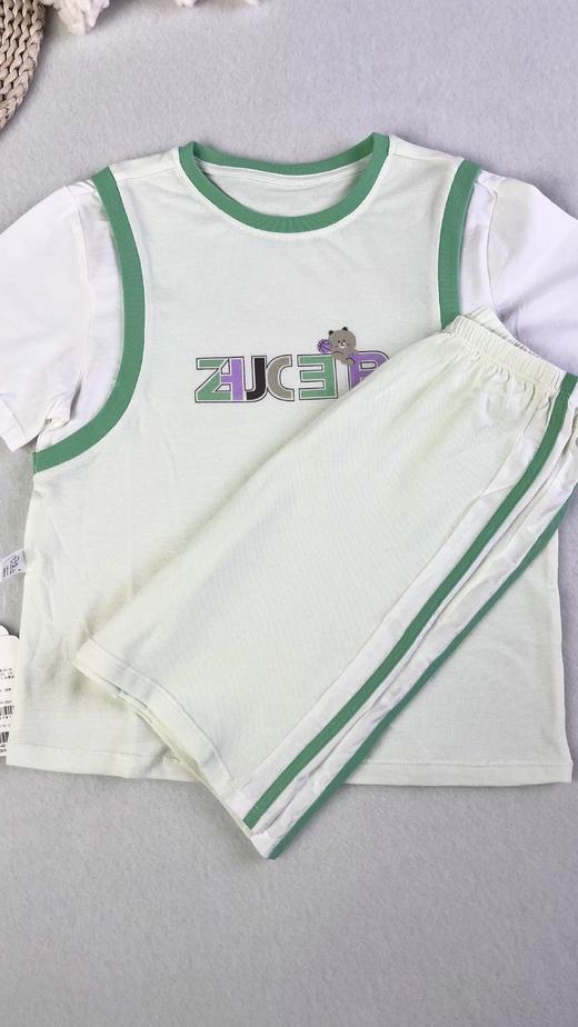卓儿短袖运动风夏季套装大码宝宝清凉家居服可外穿 商品图8