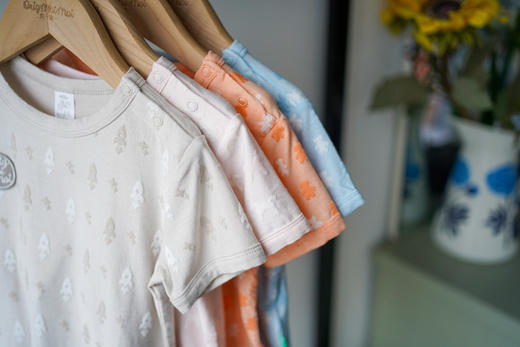 【竹棉立体提花】韩国moimoi {外出短袖套} 春夏儿童家居服儿童套装T恤 商品图8