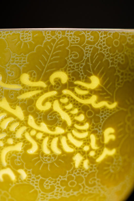 富玉窑 景德镇陶瓷茶杯主人杯国潮情侣扒花龙凤对杯景德镇高档个人专用送礼品 商品图2