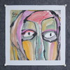 许固令《脸谱之十九》国画原作53CM*53CM 手绘宣纸脸谱系列斗方作品【GH0498】 商品缩略图5
