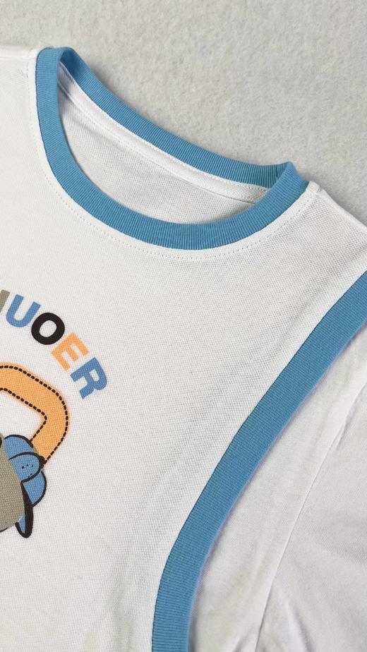 卓儿短袖运动风夏季套装大码宝宝清凉家居服可外穿 商品图4