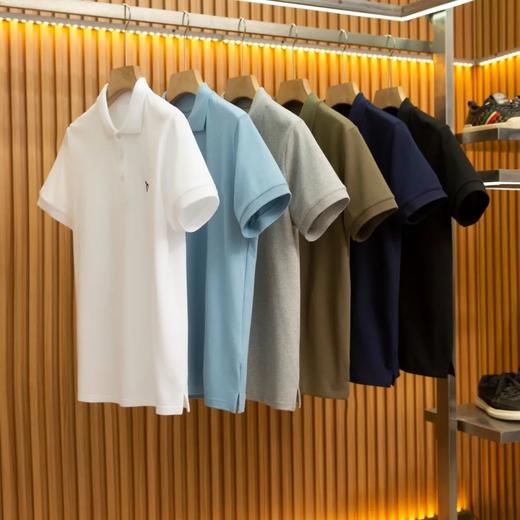 精致刺绣翻领短袖T恤商务休闲POLO衫 商品图0