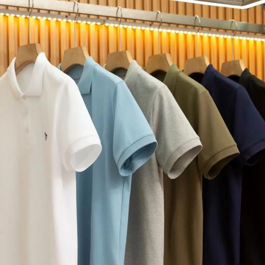 精致刺绣翻领短袖T恤商务休闲POLO衫 商品图1