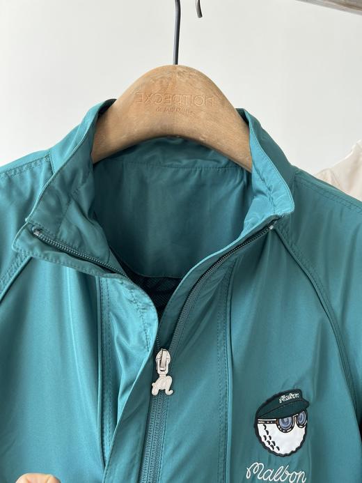 韩国🇰🇷高er夫malbon外套，这款是经典拉链设计，穿脱更方便，胸前logo点缀，超精致，后背立体压胶LOGO工艺，超级上档次，底摆处有抽绳、根据不同的环境需要，随时疏松拉紧抽绳，超洋气 商品图7