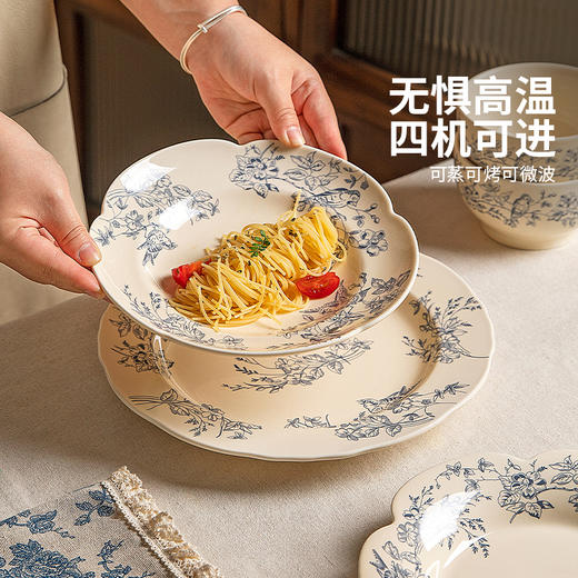摩登主妇中式碗碟餐具饭碗家用2025新款高颜值面碗具陶瓷盘子餐盘 商品图1