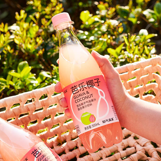 耶气满满芭乐椰子气泡水 500ml/瓶 果汁饮料 商品图2
