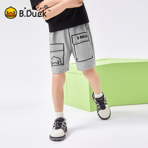 B.Duck小黄鸭童装夏季男童针织五分裤105-150 BF2552013 商品图1