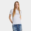 DSQUARED2 女士涂鸦徽标印花棉质圆领短袖T恤 白色 S72GD0571 D20020 100 商品缩略图2