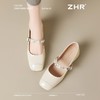 ZHR方头玛丽珍鞋女2025新款网红时尚浅口单鞋女韩版舒适ins小皮鞋 商品缩略图5