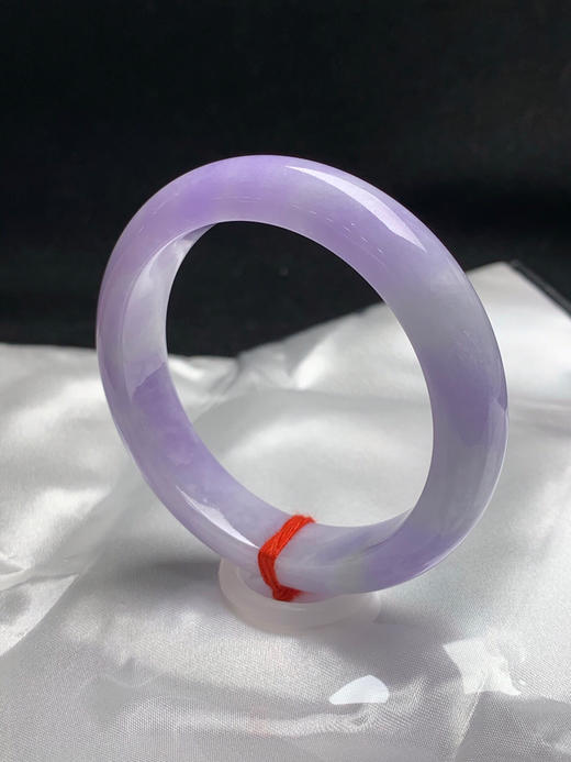 612722，54圈口，紫罗兰正圈平安镯，紫色浓郁，底子细腻 商品图2