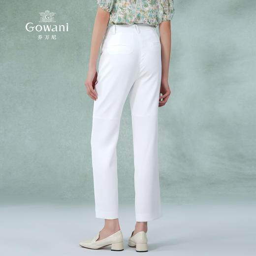 乔万尼裤子女新款爆款夏季薄款白色西装裤EM2F705 商品图4