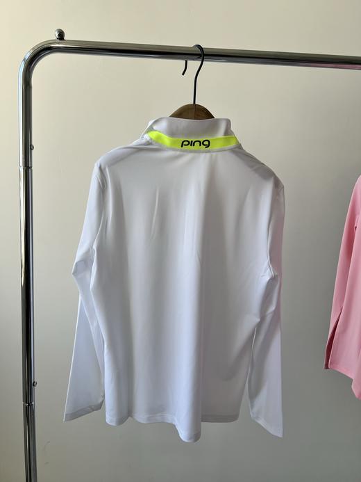 福利款💕💖，福利福利💕PING家原单T，韩国🇰🇷客供面料，棉混纺材质，面料有弹力，舒服有弹力，领口位置印花撞色，更是增加亮点，后面领子更是好看，双层领子，撞色拼接，印花LOG O，数量不多！ 商品图5