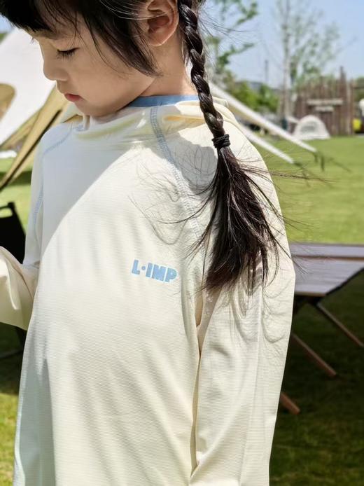 2025夏季儿童原创冰感户外防晒字母连帽速干运动服防晒衣罩衫 商品图6