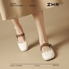 ZHR轻便玛丽珍鞋2025女鞋浅口新款软底法式单鞋百搭一字扣法式 商品缩略图5